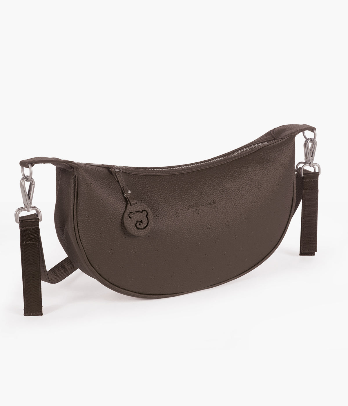 Bolsa de Passeio Gôndola Pasito a Pasito London Brown vista de lado