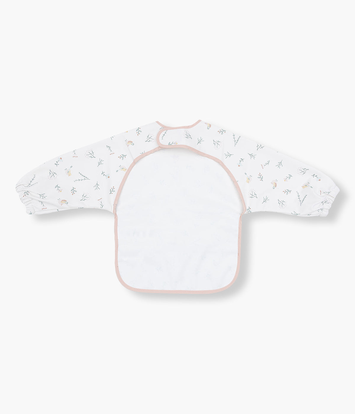 Jollein Babete Impermeável Mangas Pássaros - Branco e Rosa