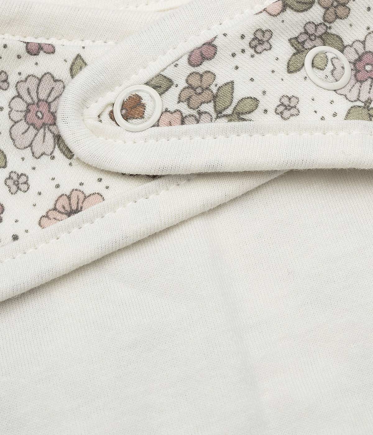 Jollein Pack 2 Babetes Bandana Algodão Floral - Pérola