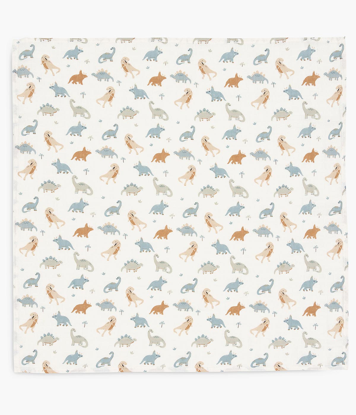 Jollein Pack 3 Fraldas Musselina em Algodão Dinossauros - Pérola