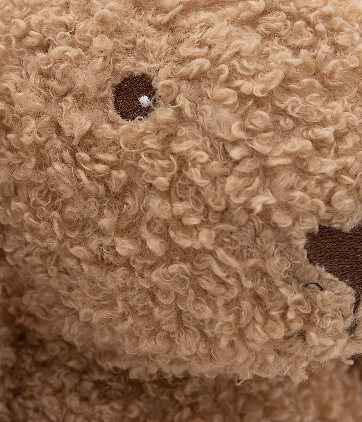 Jollein Peluche Coelho em Pelo Bouclé 37cm para Bebé - Bege