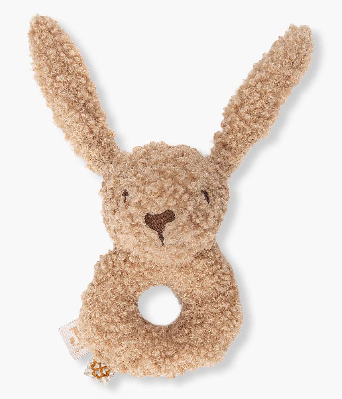 Jollein Chocalho com Guizo em Pelo Bouclé Coelho - Bege