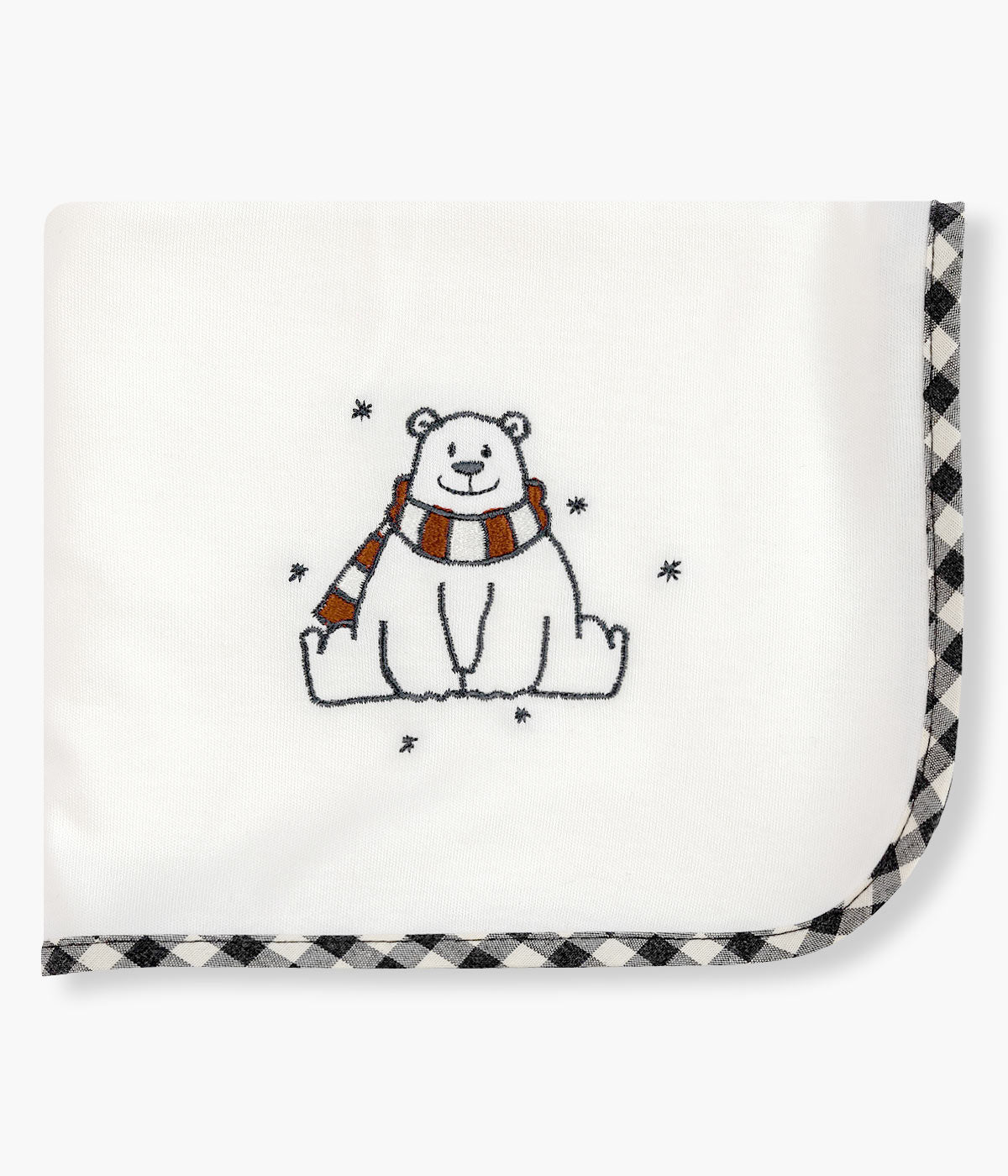 Fralda em Algodão para Bebé Urso Polar - Pérola