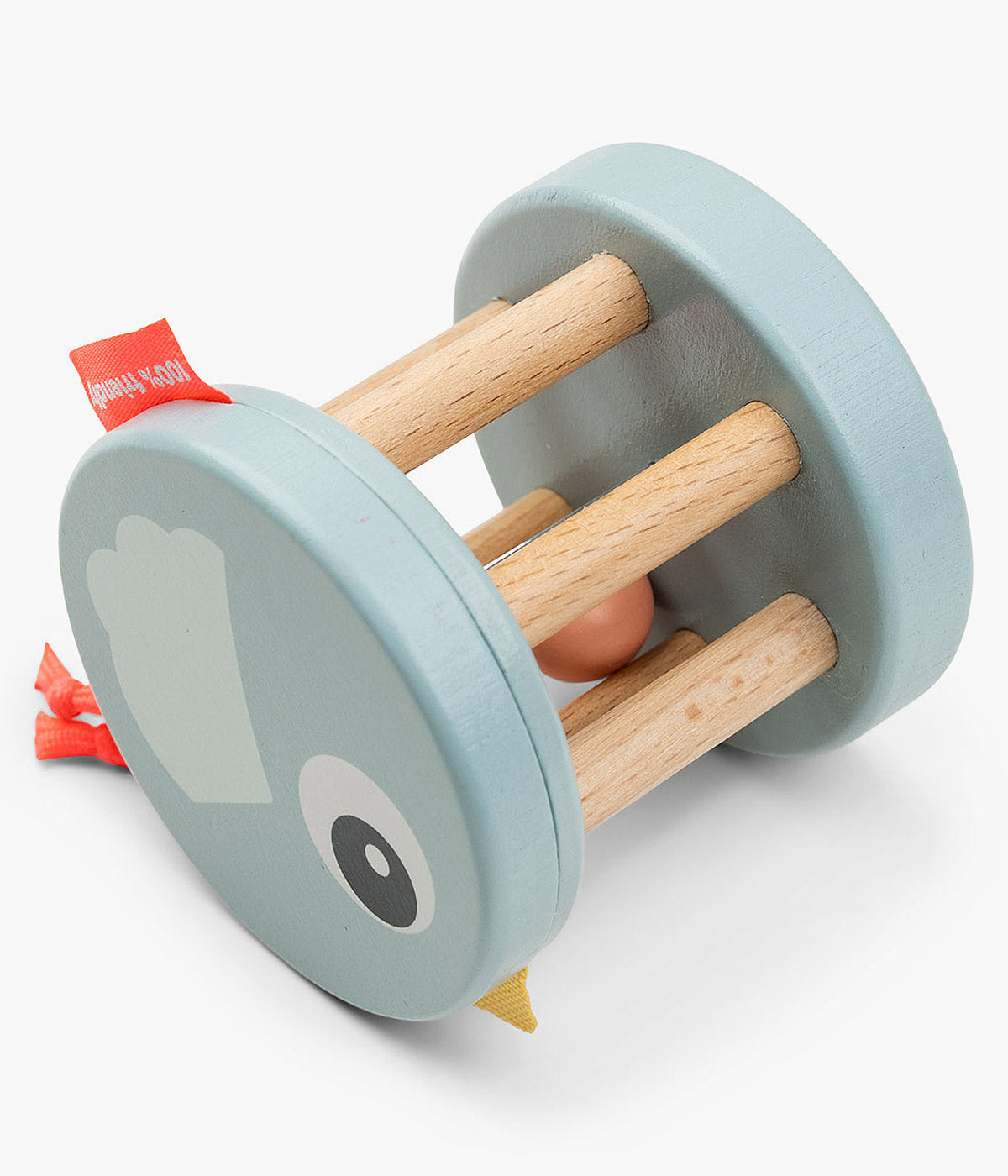 Done by Deer Chocalho de Madeira Birdee - Azul