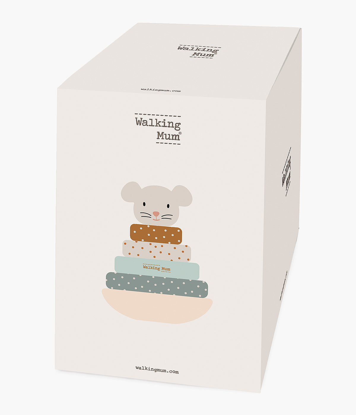 Walking Mum Torre de Empilhar Madeira com Equilíbrio Poppy