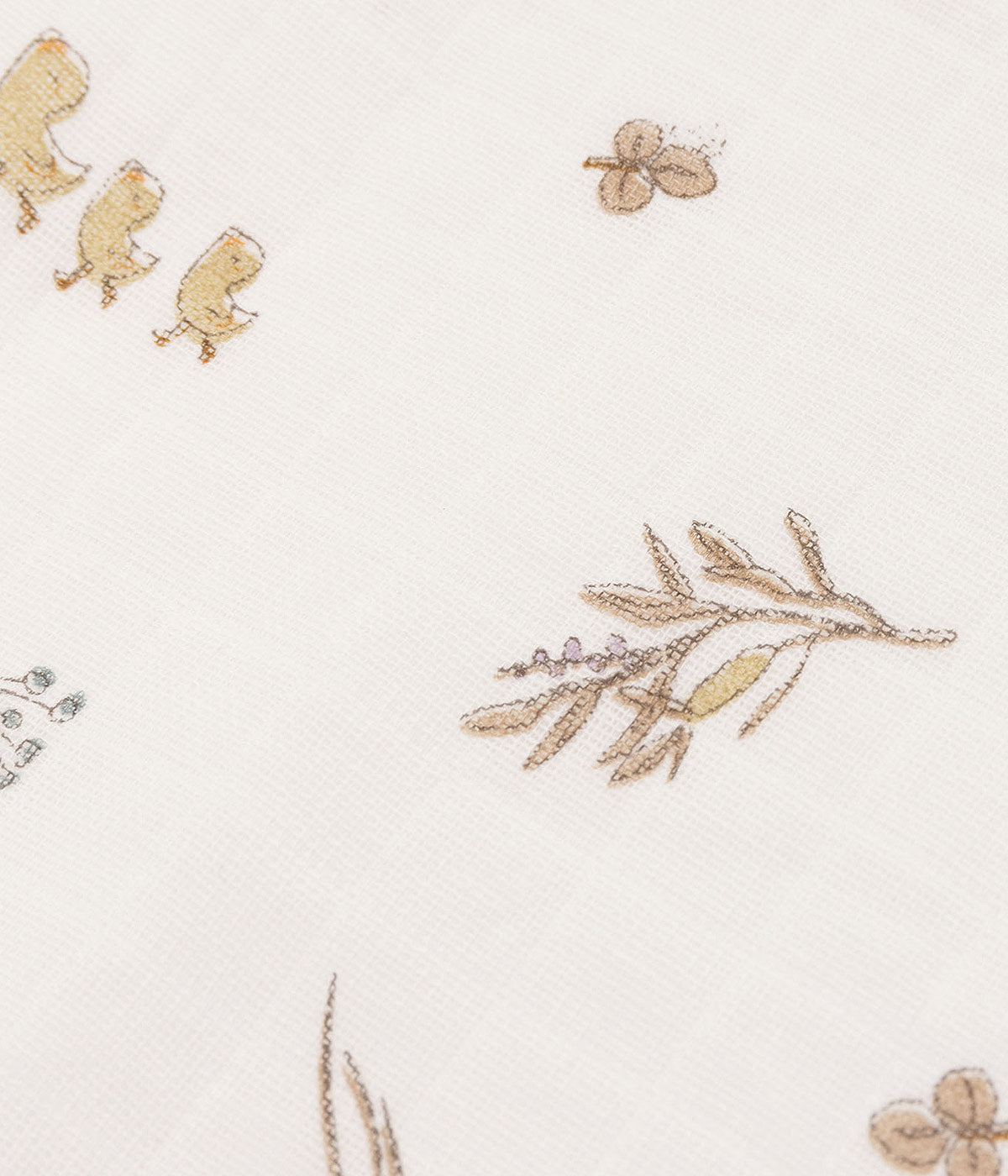 Jollein Pack 3 Fraldas Musselina Algodão Animais da Quinta