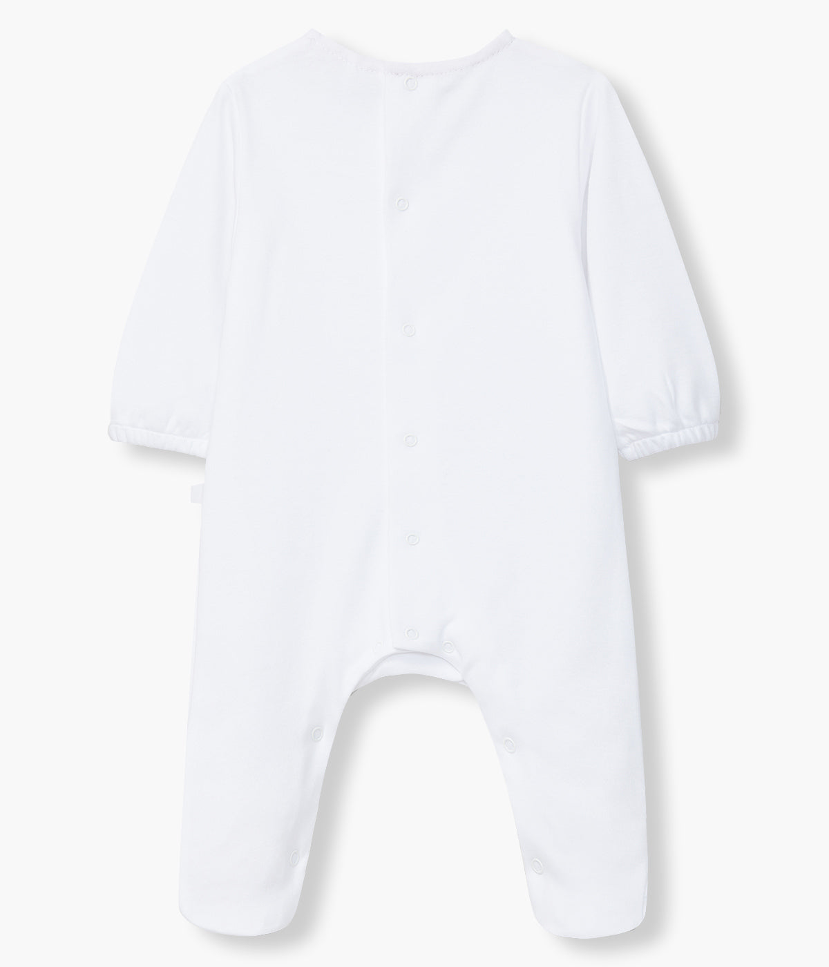 Babygrow em Algodão para Bebé Menina Vichy - Branco e Rosa