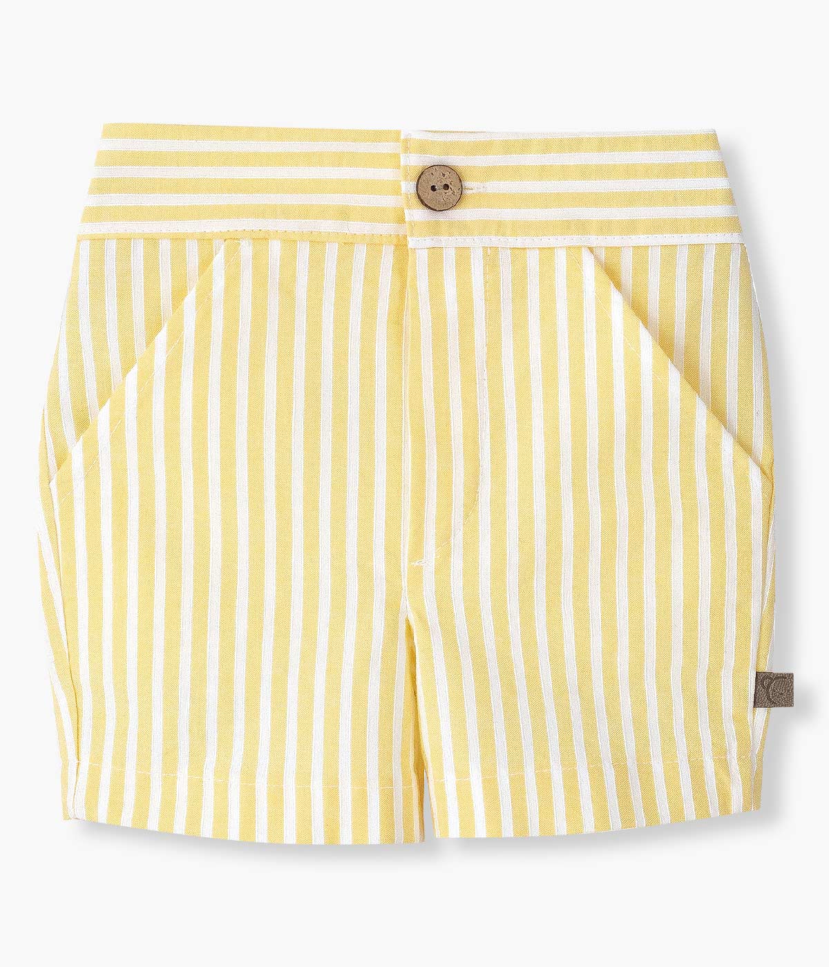 Conjunto para Bebé Menino Riscas 2pc - Amarelo