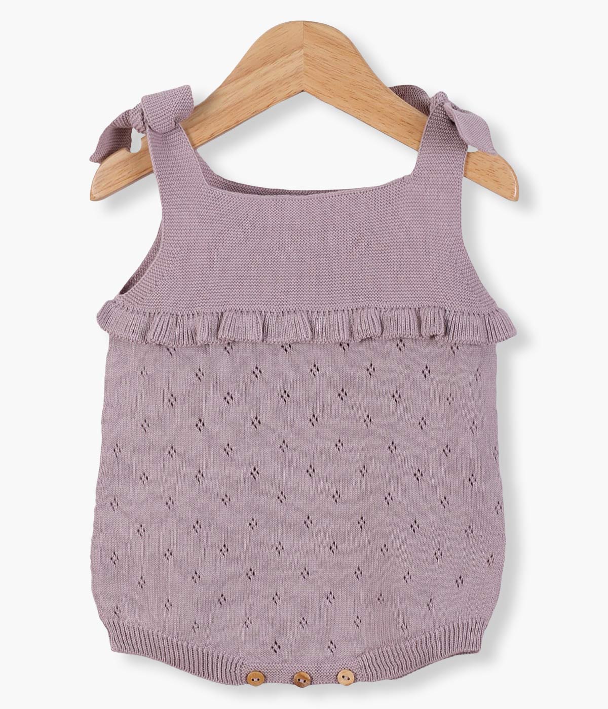 Fofo em Malha de Algodão Orgânico para Bebé - Lavanda