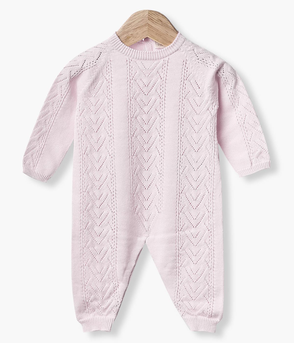 Babygrow Malha Algodão Orgânico Bebé Menina Wedoble - Rosa
