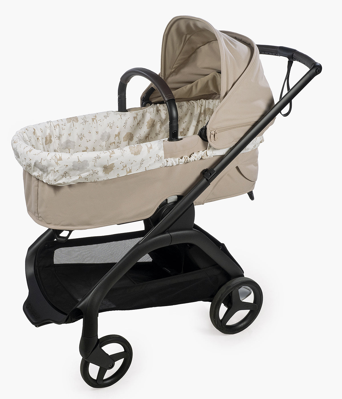 Pasito a Pasito Forra Algodão c/ Elásticos para Alcofa Nara - Pérola