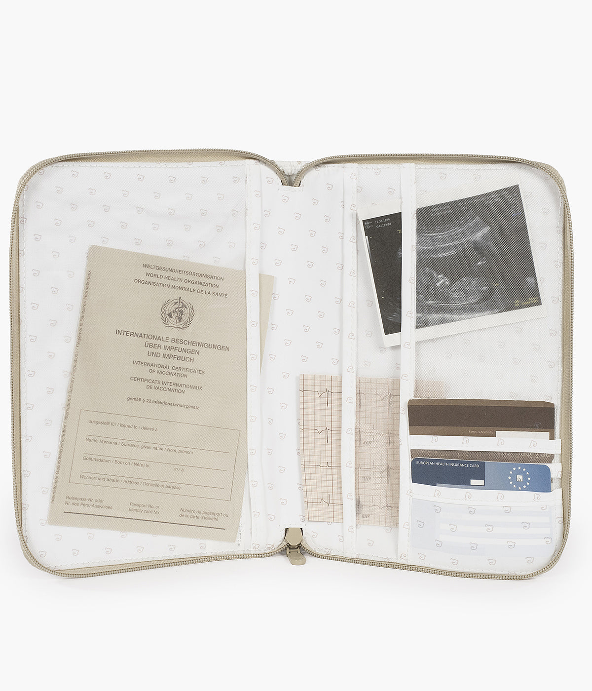 Pasito a Pasito Porta Documentos para Bebé Nara - Pérola