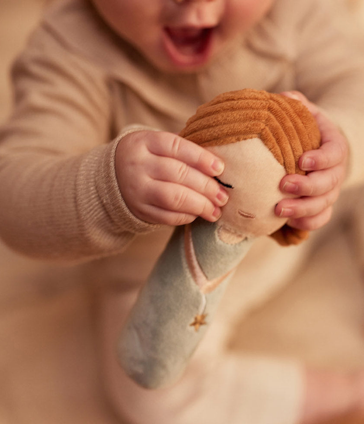 Roca com Guizo para Bebé Menina Jollein Fada Amy - Azul