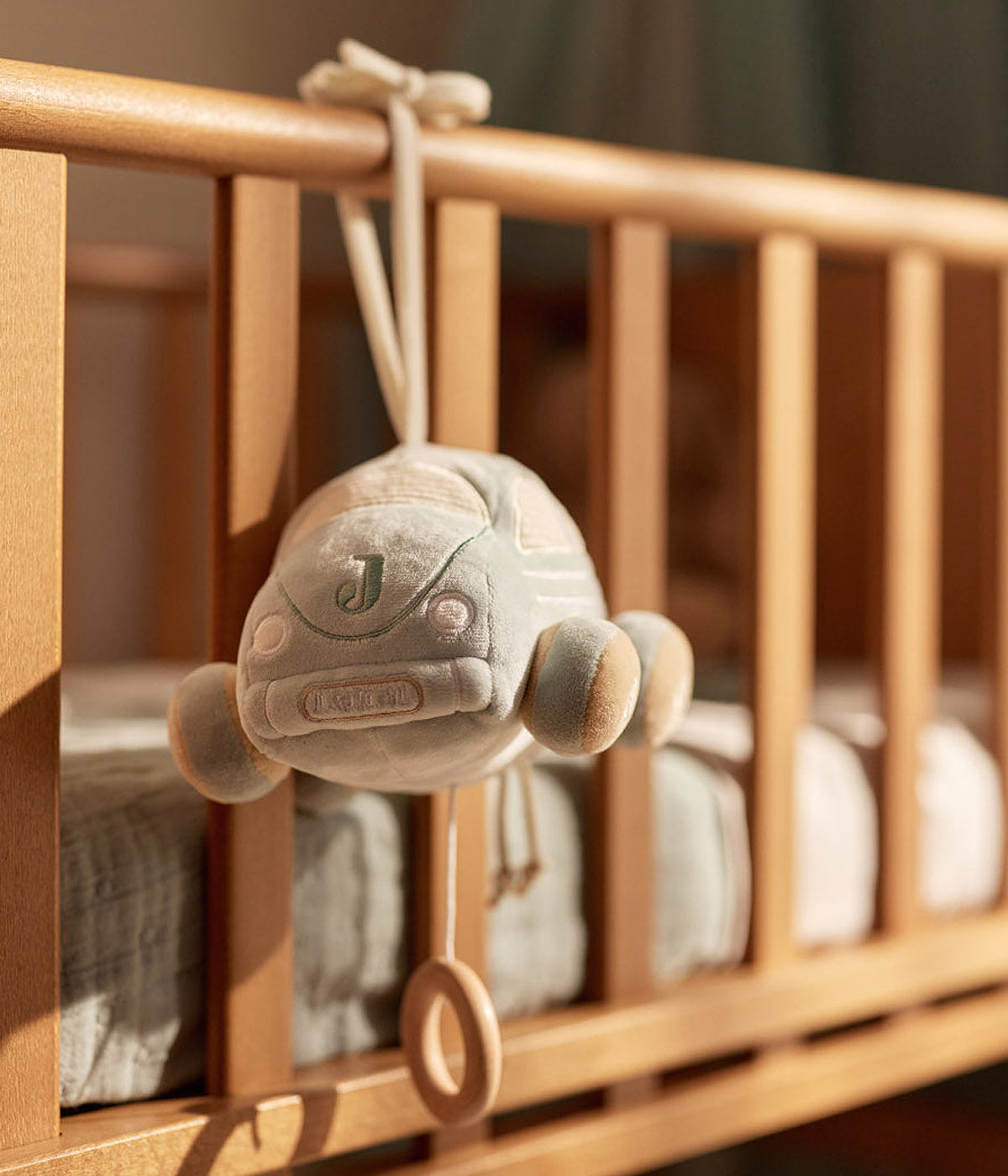 Peluche Musical Carro para Bebé Jollein On The Go - Azul