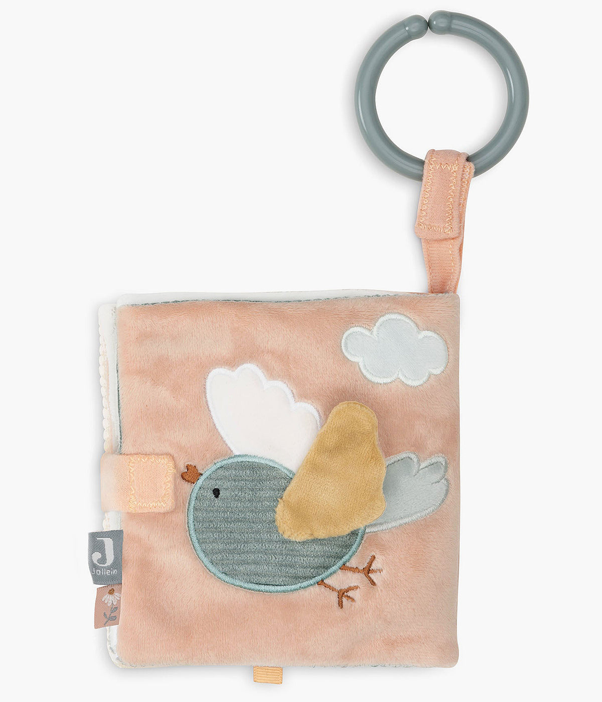 Livro de Atividades Sensorial Jollein Lovely Birds - Rosa