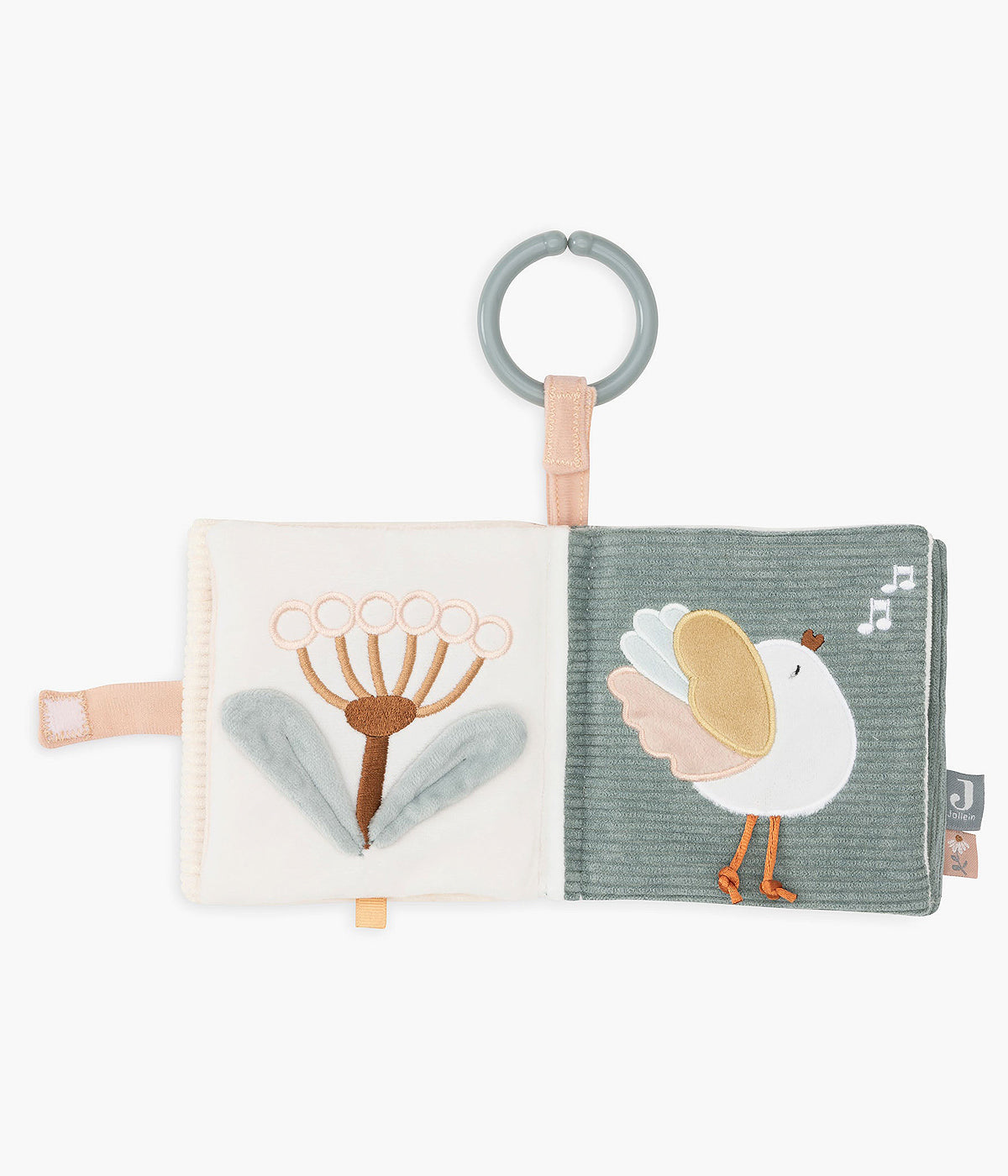 Livro de Atividades Sensorial Jollein Lovely Birds - Rosa