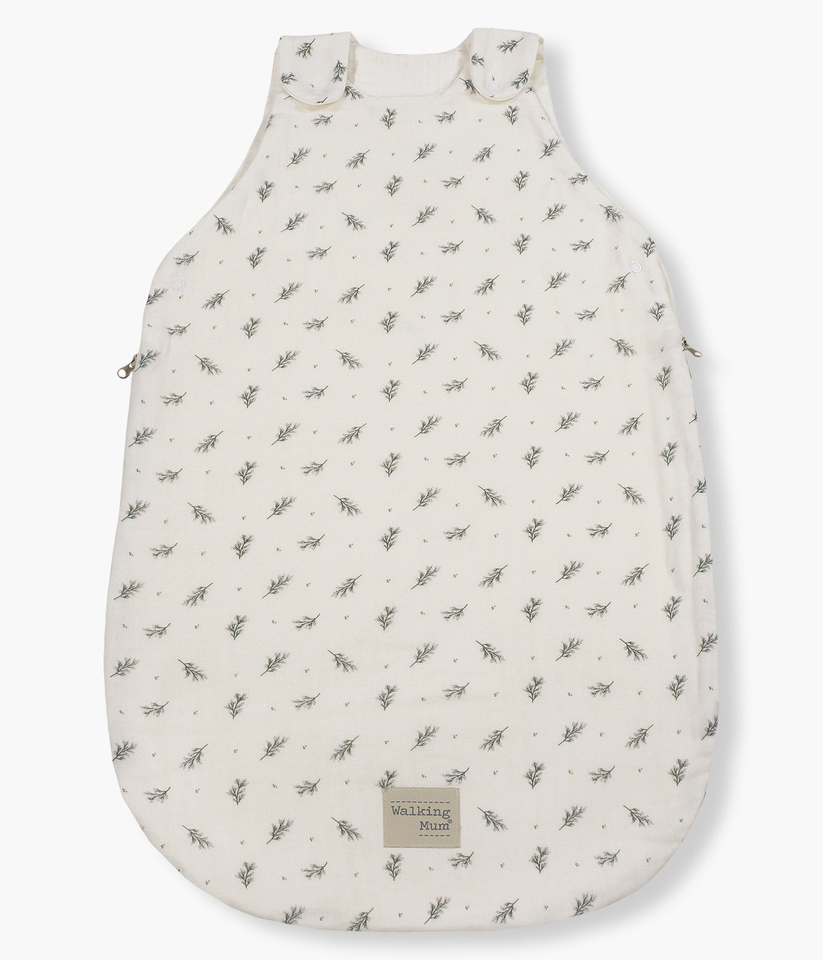 Saco de Dormir s/ Mangas Bebé Walking Mum Mimosa - Verde