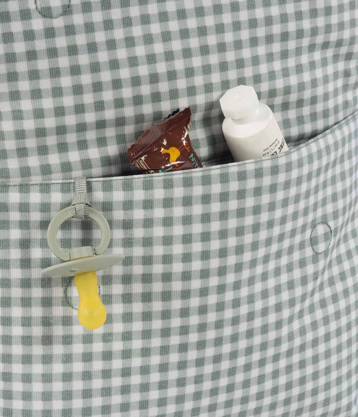 Walking Mum Mochila de Maternidade I Love Vichy Green - Verde