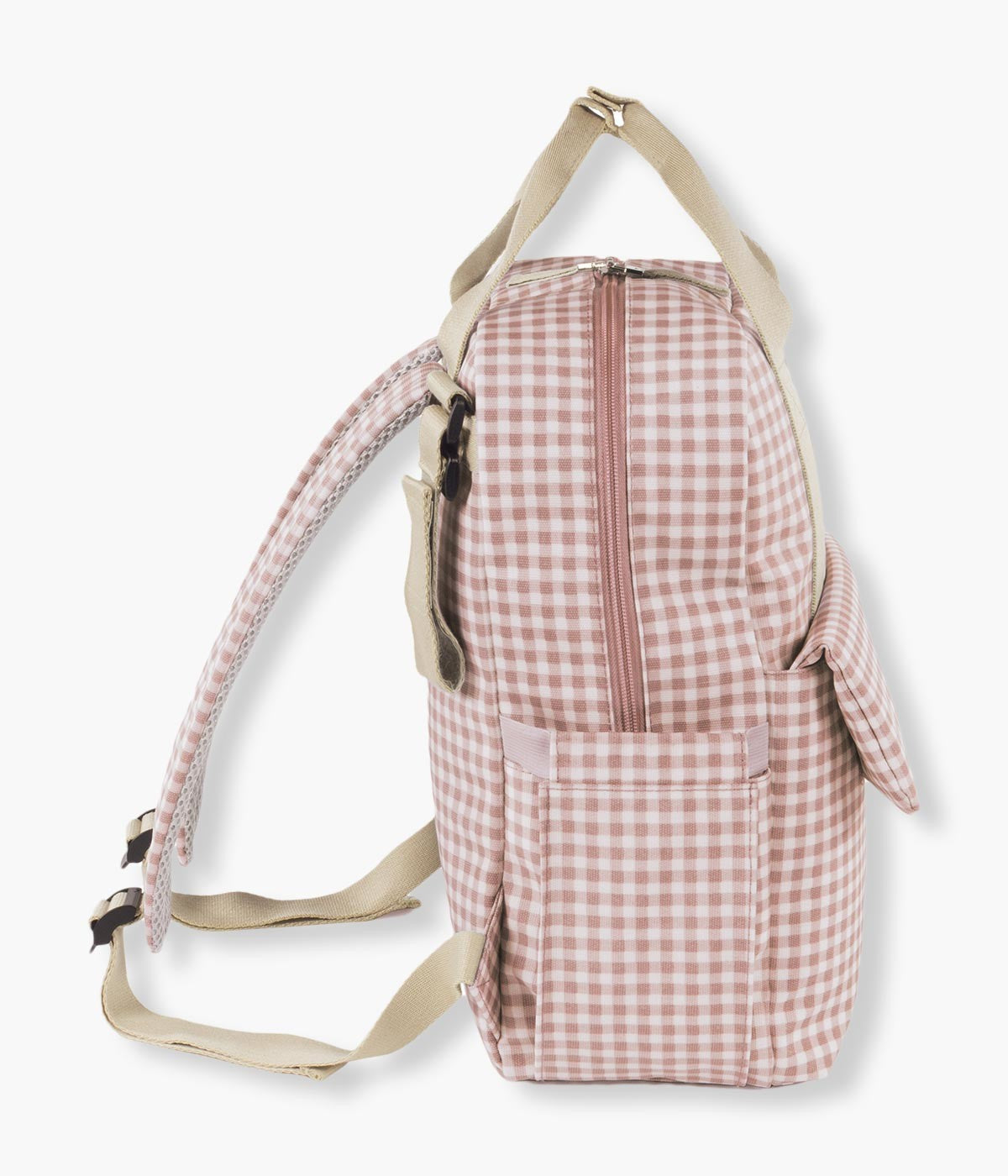 Walking Mum Mochila de Maternidade I Love Vichy Pink - Rosa