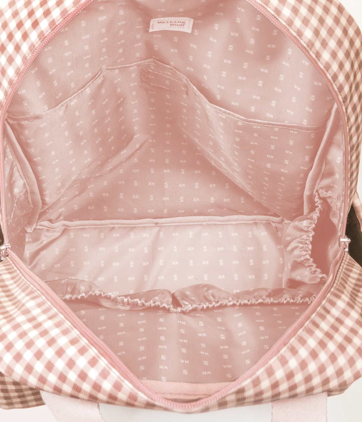 Walking Mum Mochila de Maternidade I Love Vichy Pink - Rosa