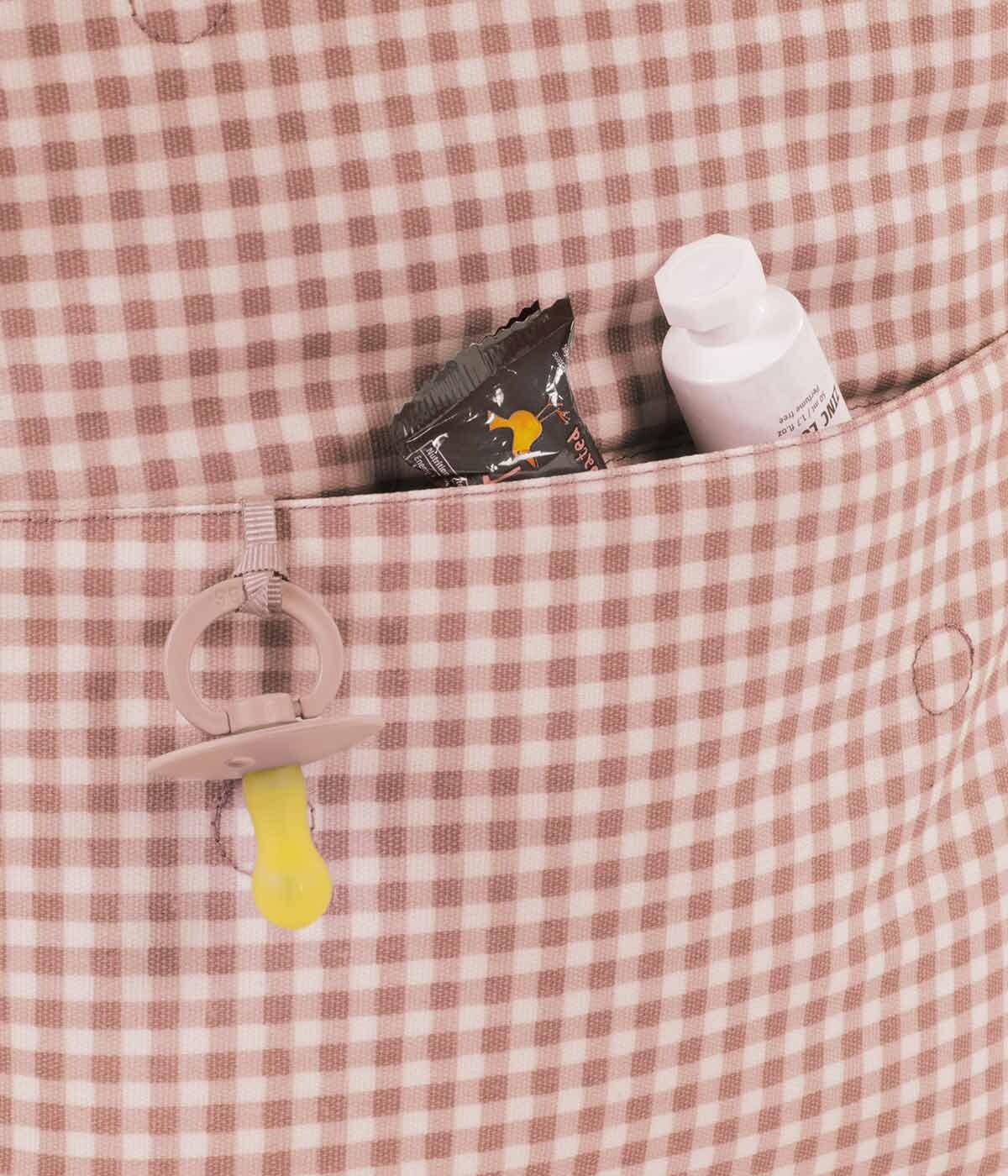 Walking Mum Mochila de Maternidade I Love Vichy Pink - Rosa