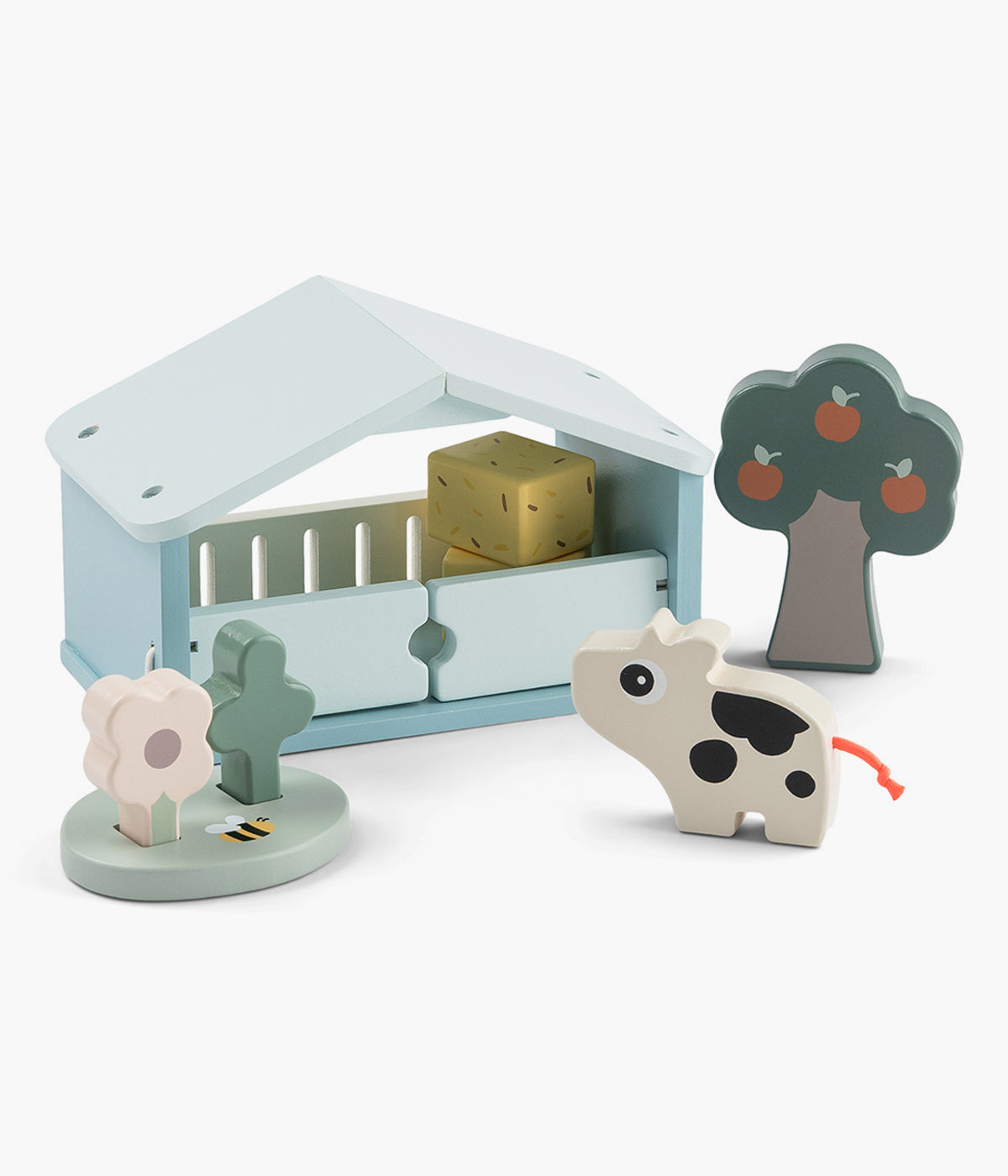 Descubra o encanto do mundo rural com o adorável Qunta de Madeira Tiny Farm da Done by Deer, um conjunto de brincar de madeira que desperta a curiosidade, a imaginação e o amor pela natureza. Projetado para bebés e crianças a partir dos 24 meses, este brinquedo educativo combina diversão e aprendizagem num só produto.