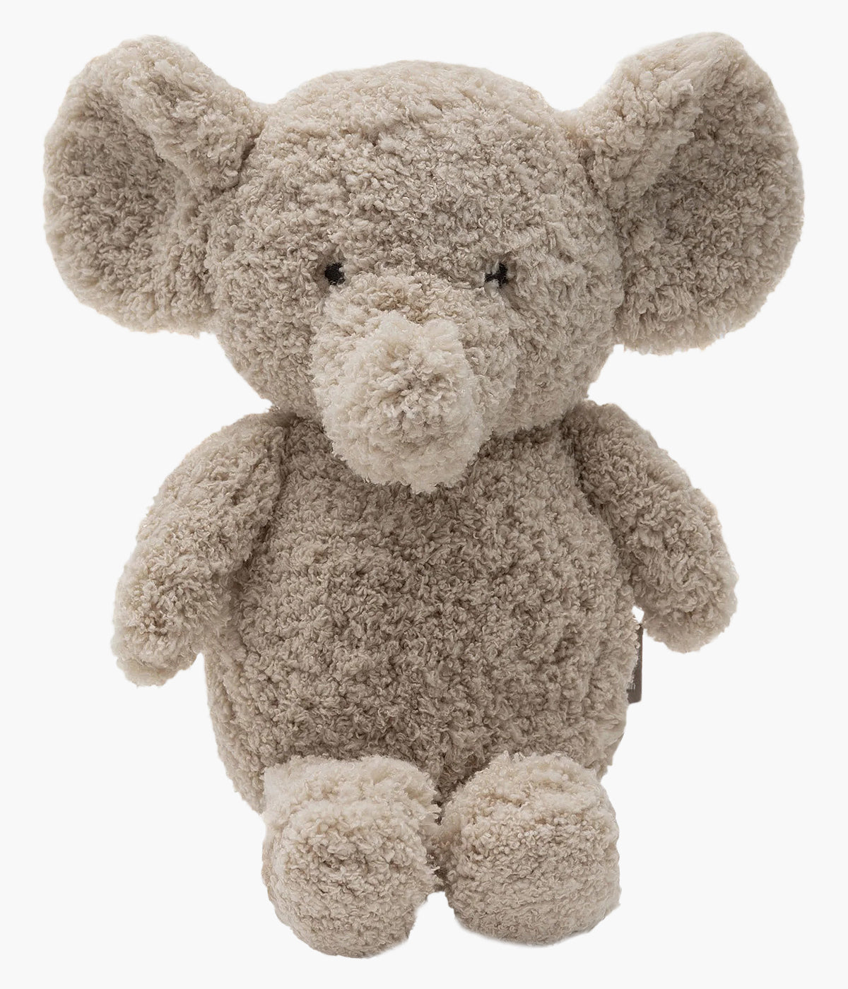 Peluche bege em forma de elefante da coleção Elephant Tales da Jollein. Super macio e adorável, este peluche é o companheiro perfeito para abraçar, brincar e adormecer. Um clássico intemporal que combina com qualquer ambiente.