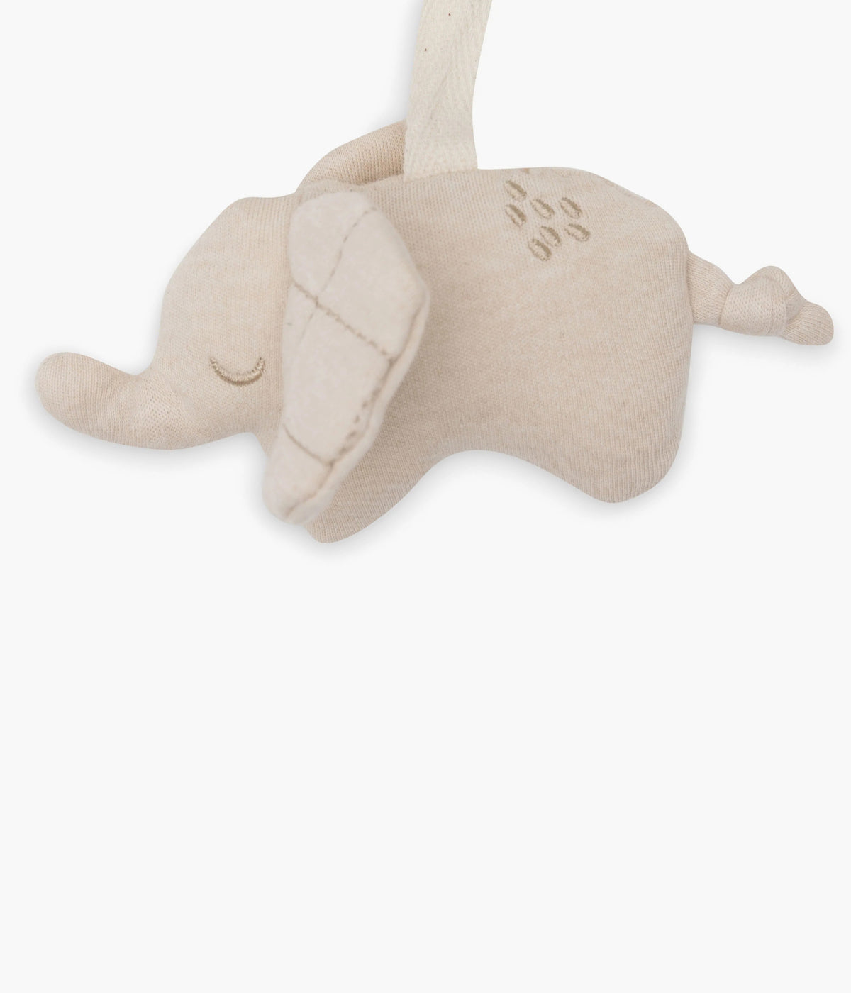 Corrente de Carrinho Elephant Tales da Jollein, ideal para tornar os passeios do(a) bebé ainda mais especiais. Este acessório encantador não só embeleza o carrinho, como oferece uma experiência sensorial, divertida e envolvente para o(a) bebé.