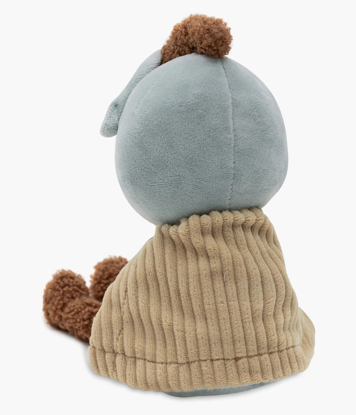 Peluche Cavaleiro Duke da Jollein em tons de azul para bebé menino. Com 34 cm de comprimento e um toque extremamente suave, este boneco foi criado a pensar nos primeiros abraços, nas noites mais calmas e nas brincadeiras cheias de imaginação.