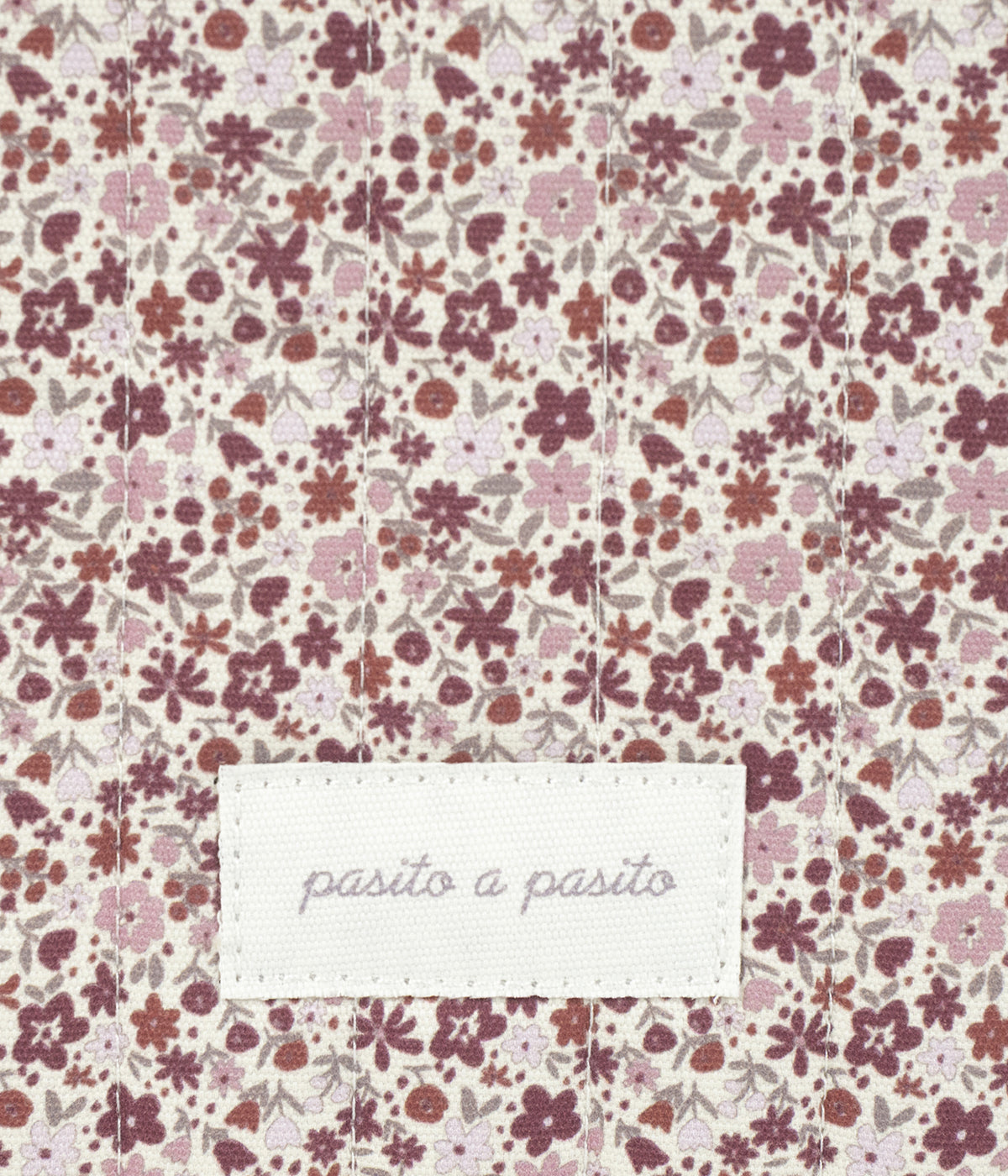 Porta documentos Cherry Flowers da Pasito a Pasito com padrão floral.
