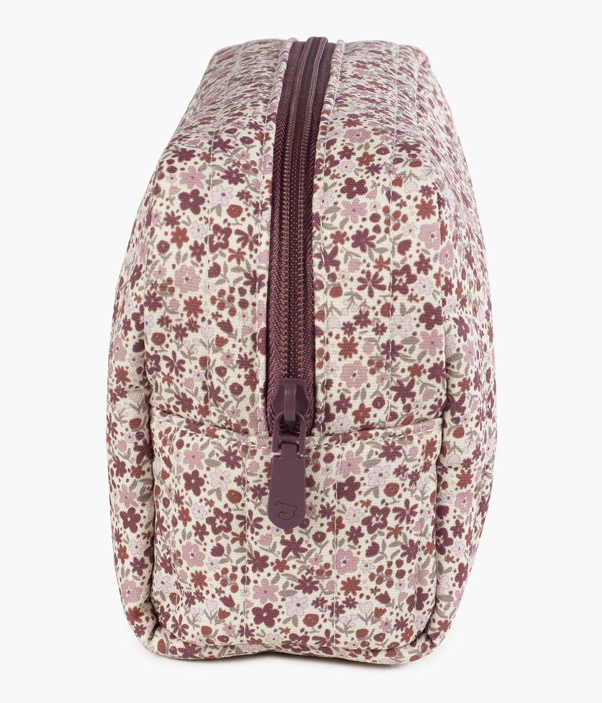 Necessaire Cherry Flowers da Pasito a Pasito vista de lado.