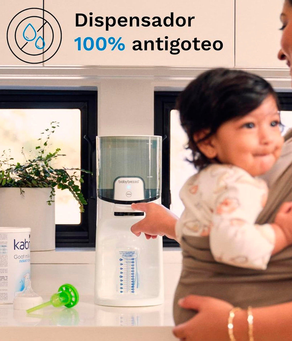 Baby Brezza instant warmer com dispensador anti-gota.