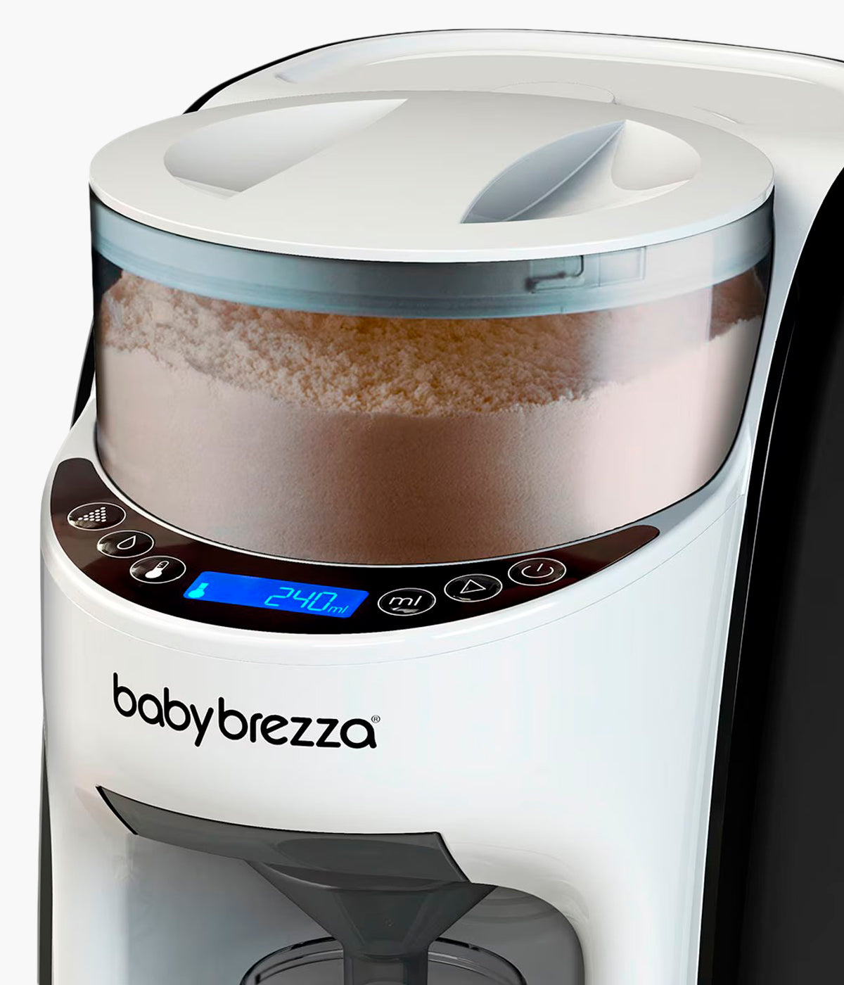 Preparador Automático de Biberões Baby Brezza Formula Pro Advanced de lado.