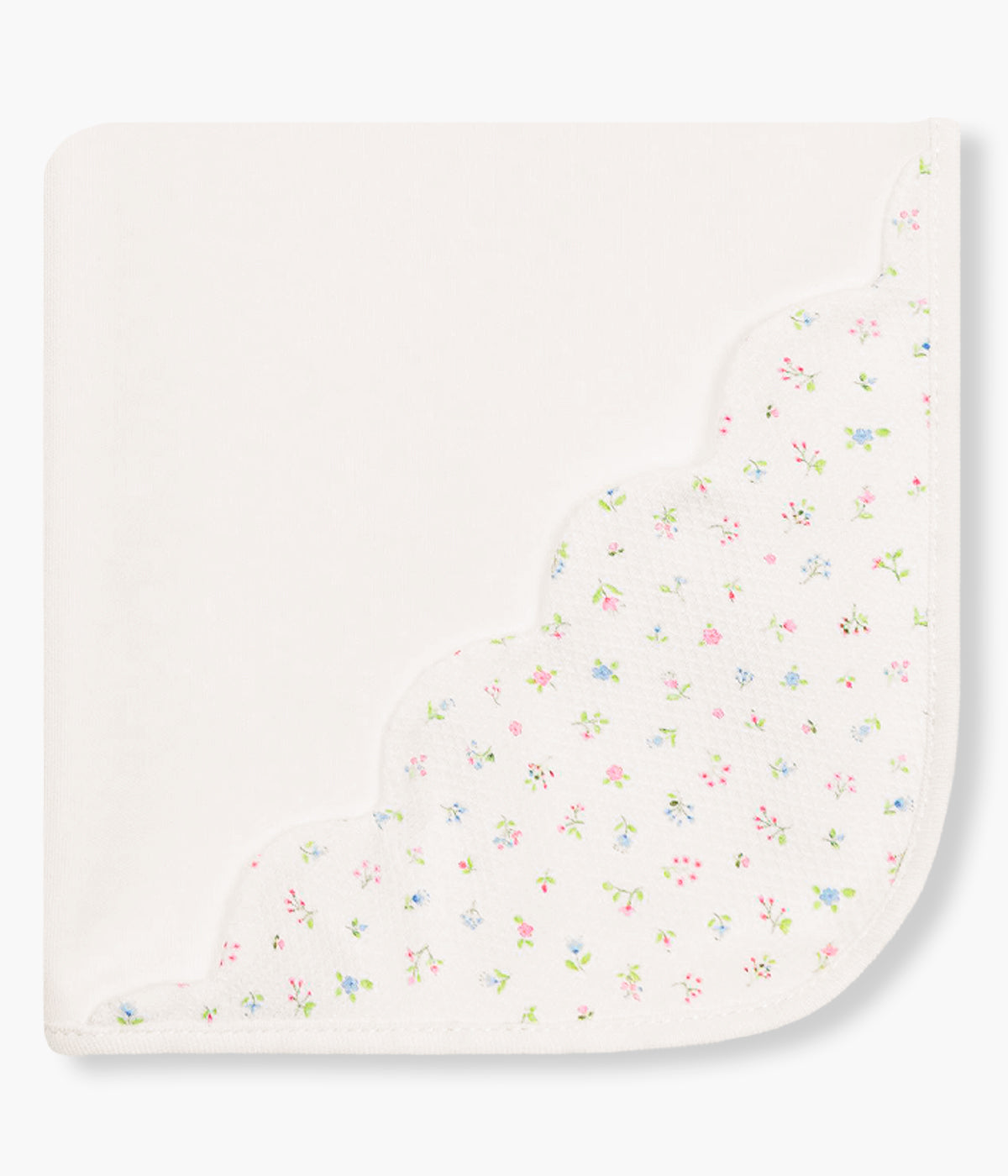 Fralda pérola da Baby Gi para bebé e recém-nascido(a), 100% algodão. Delicada fralda com balão de ar quente bordado no canto.