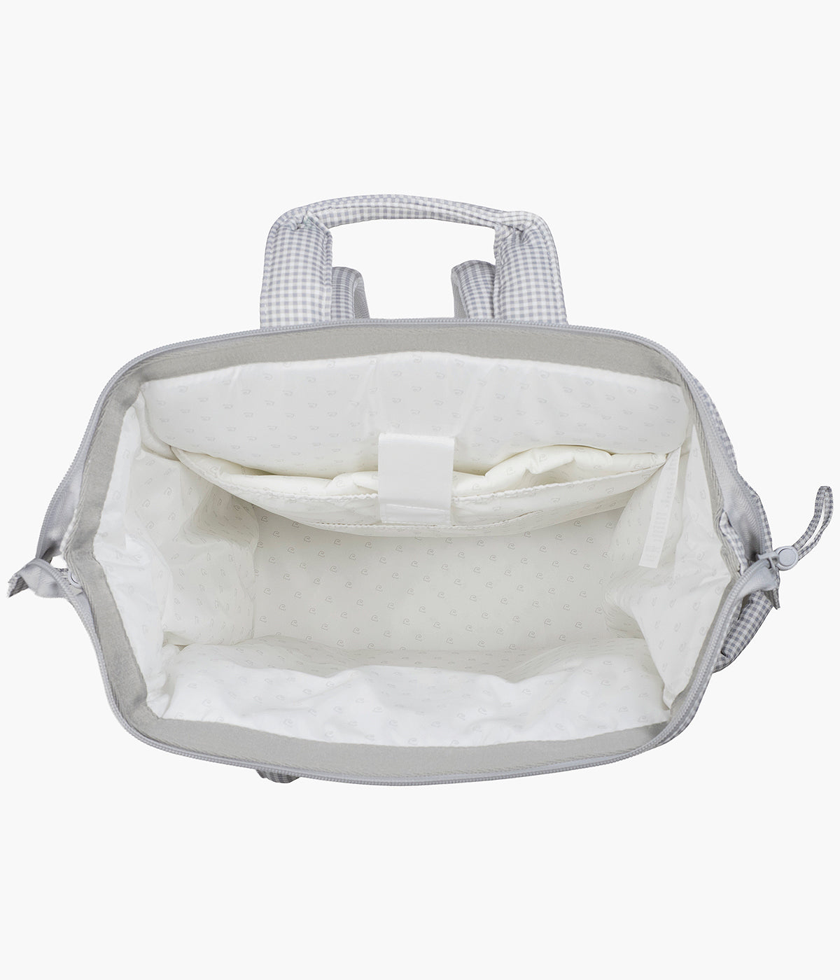 Mochila Maternidade Pasito a Pasito Little Bloom Vichy - Cinza