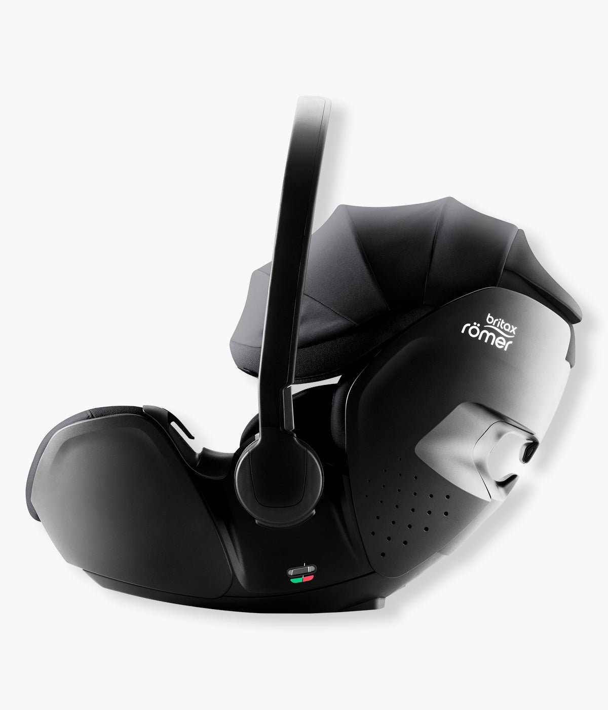 Babycoque Baby-Safe Pro Style da Britax Römer na cor Carbon Black. Elegante babycoque que combina segurança, ergonomia e facilidade de utilização desde o nascimento até aproximadamente aos 15 meses, dos 40 aos 85 cm e até 13 kg.