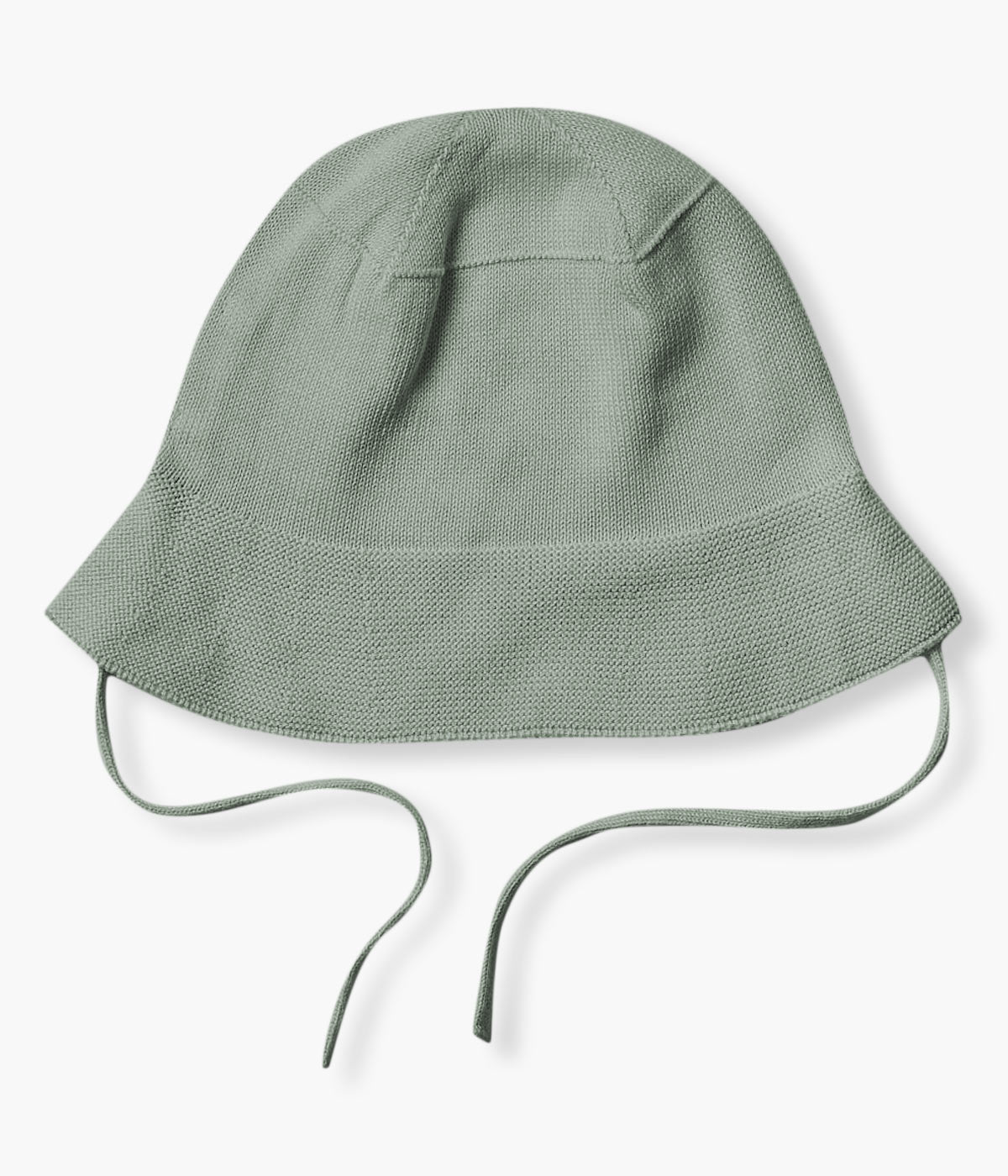 Chapéu em Malha de Algodão Orgânico para Bebé - Verde