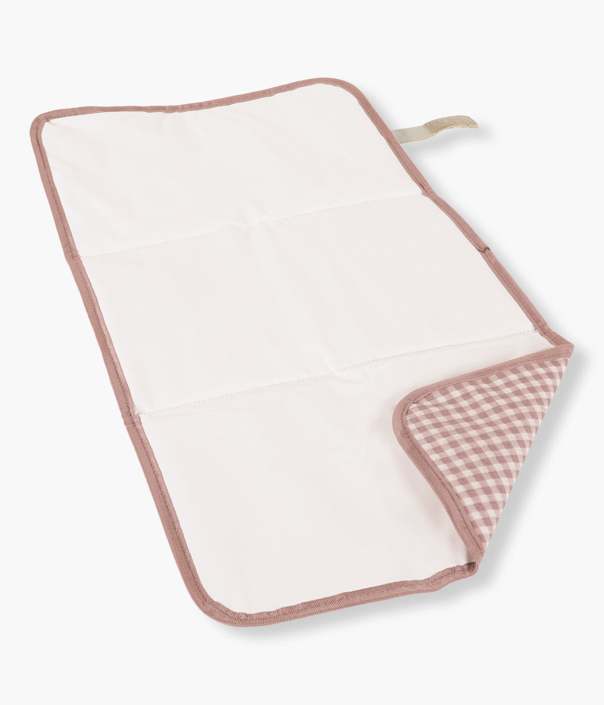 Walking Mum Muda Fraldas Dobrável I Love Vichy Pink - Rosa