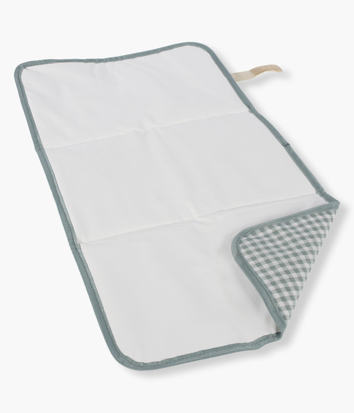 Walking Mum Muda Fraldas Dobrável I Love Vichy Green - Verde