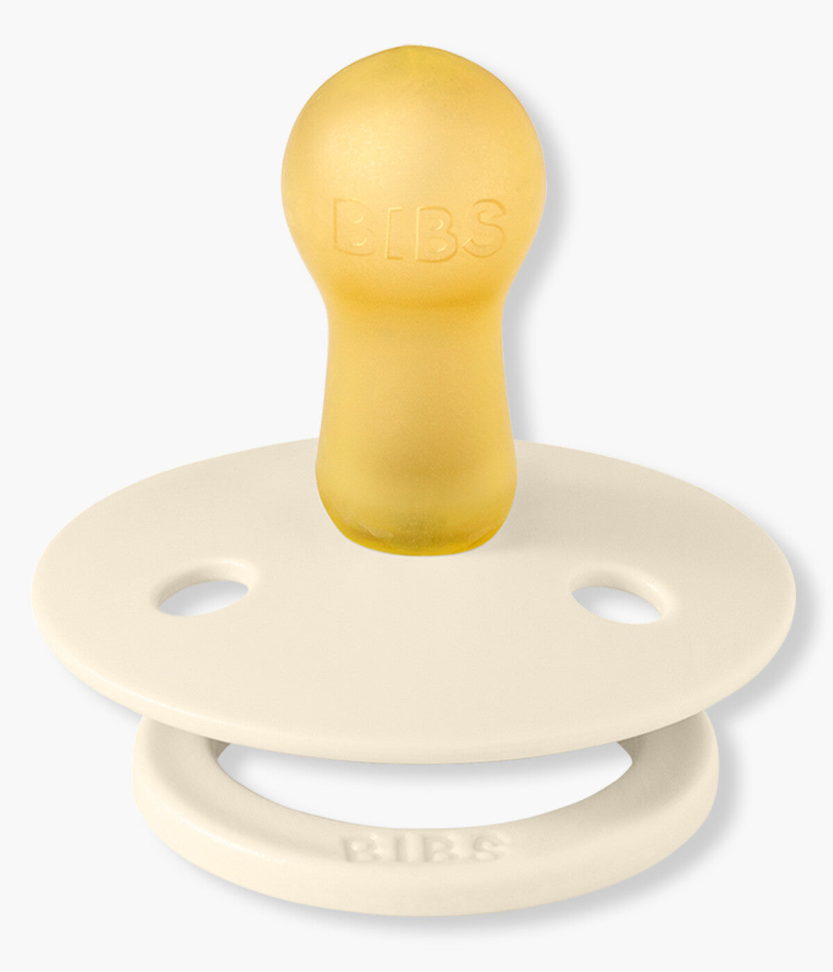 Bibs Colour 2 Chupetas Ivory/Sage Redonda - Marfim e Verde