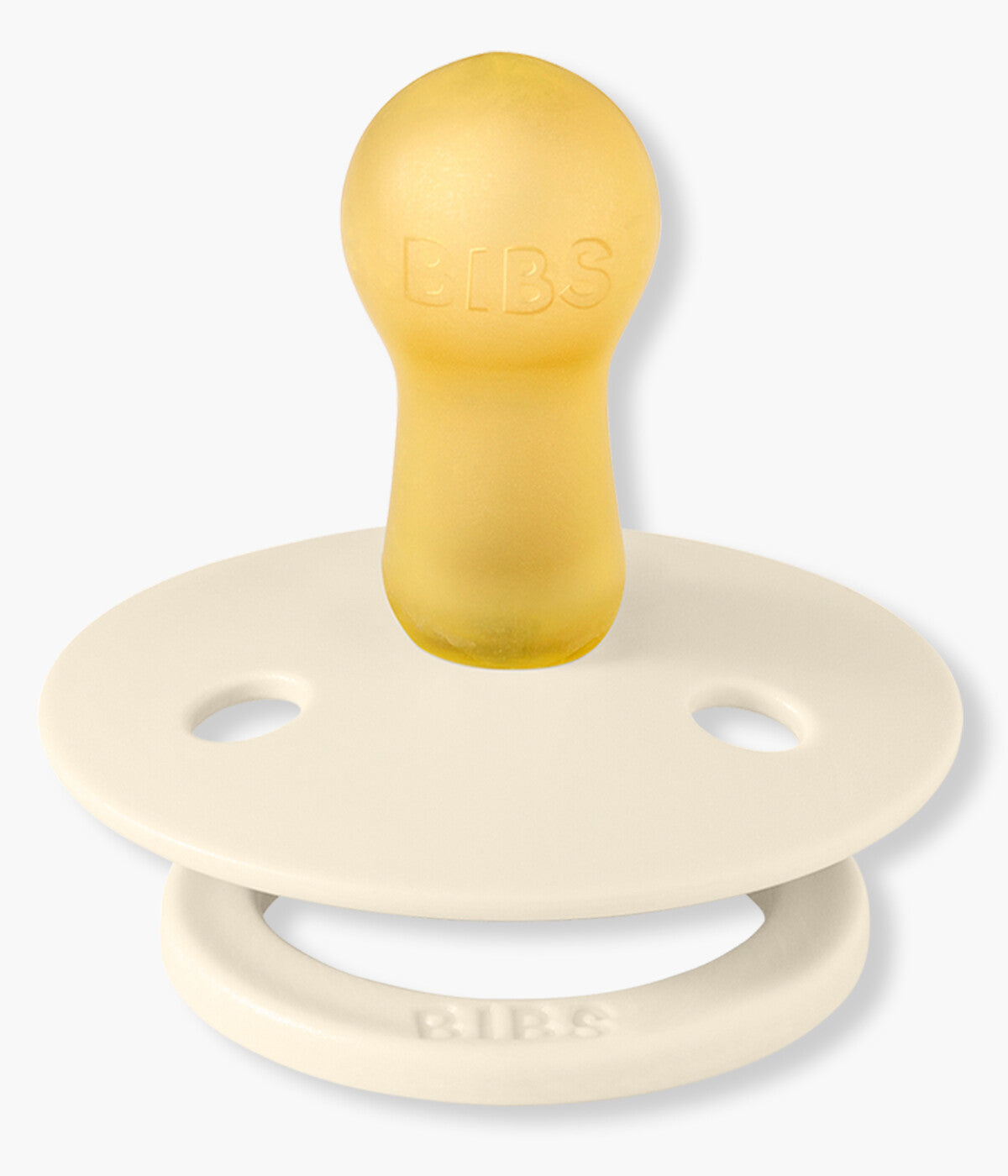 Bibs Colour 2 Chupetas Ivory/Blush Redonda - Marfim e Rosa