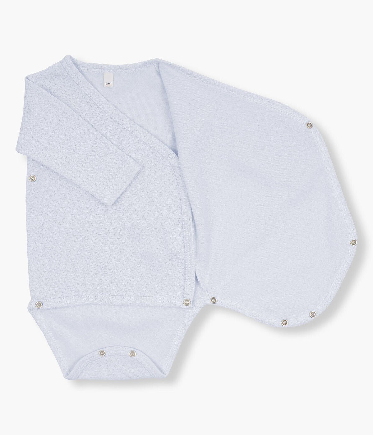 Conjunto de Interiores em Algodão Cardado para Bebé - Azul