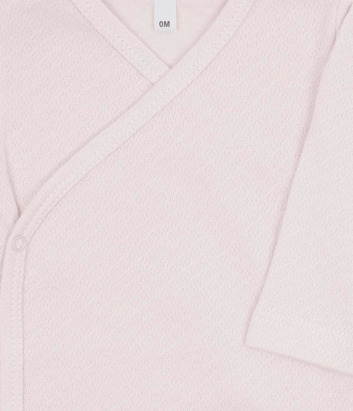Conjunto de Interiores em Algodão Cardado Bebé Menina - Rosa