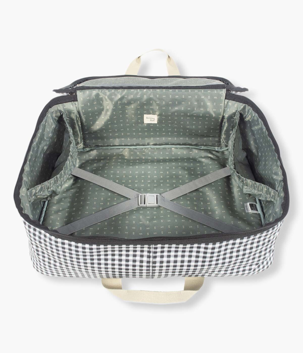 Walking Mum Mala de Maternidade I Love Vichy - Preto