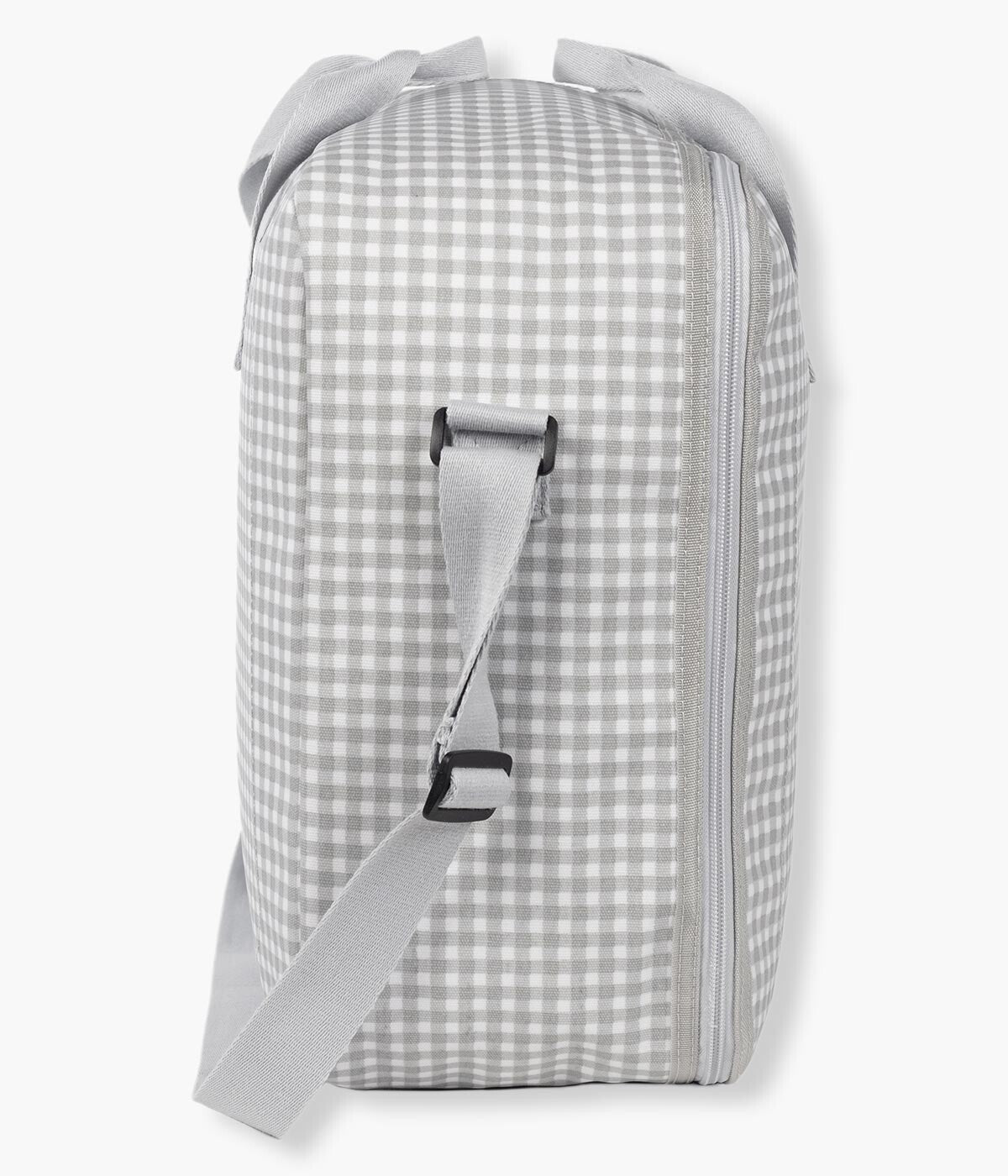 Walking Mum Mala de Maternidade I Love Vichy - Cinza