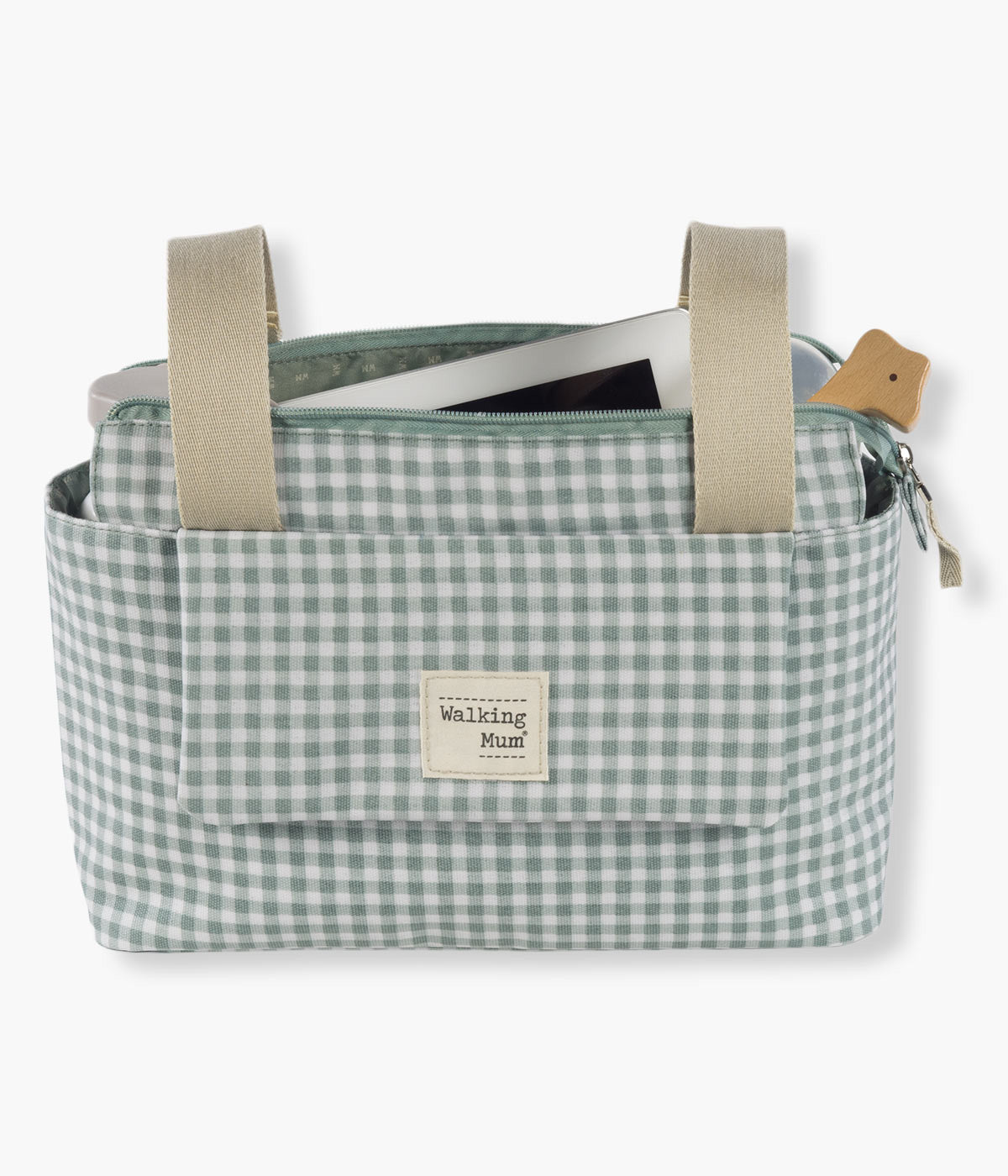 Walking Mum Bolsa Organizadora I Love Vichy - Verde