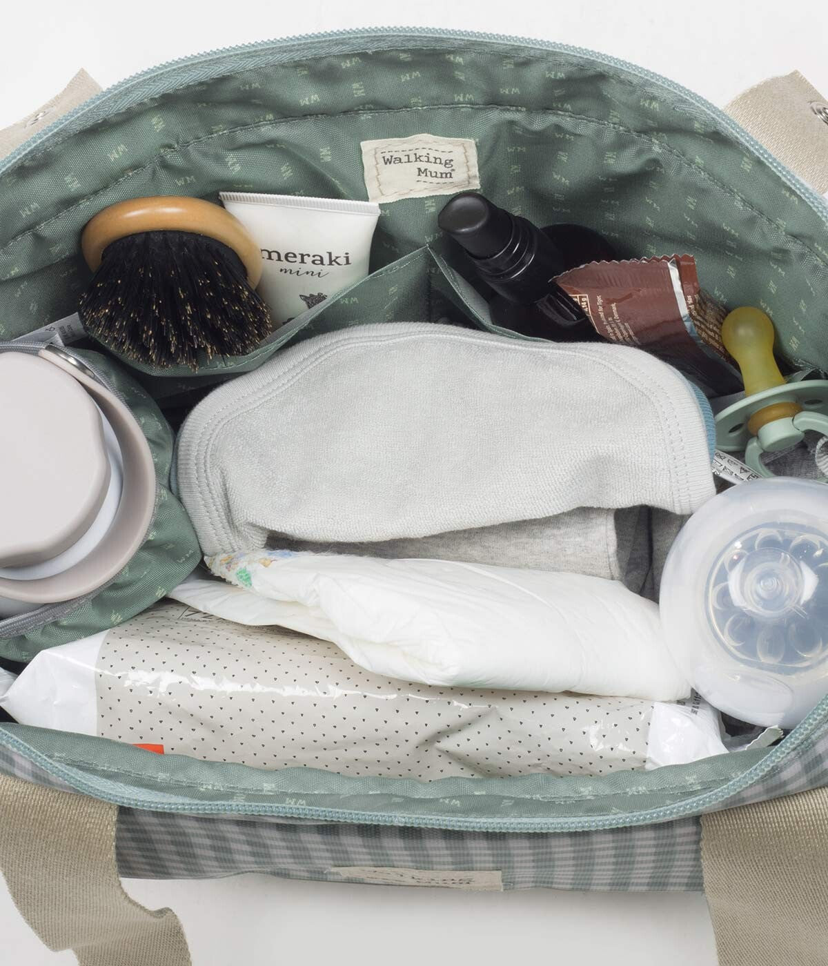 Walking Mum Bolsa Organizadora I Love Vichy - Verde