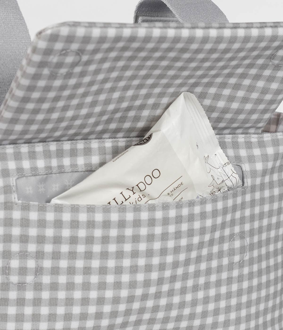 Walking Mum Bolsa Organizadora I Love Vichy - Cinza