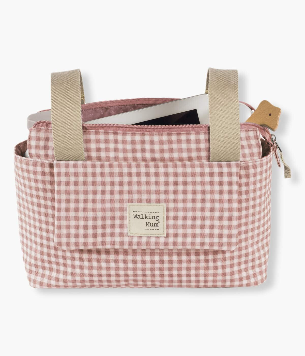 Walking Mum Bolsa Organizadora I Love Vichy - Rosa