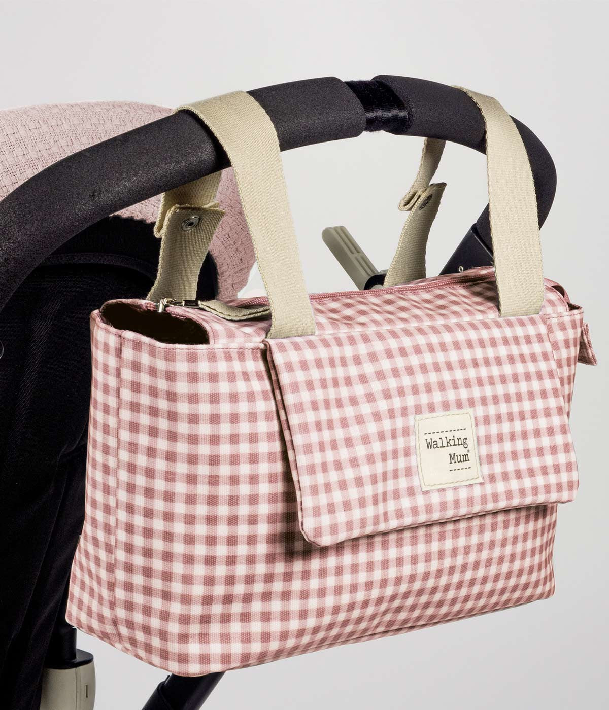 Walking Mum Bolsa Organizadora I Love Vichy - Rosa